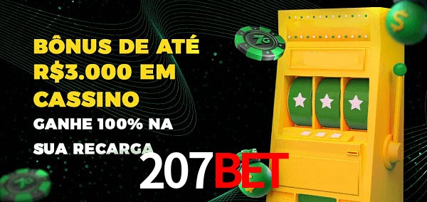 207Bet melhor bônus de depósito